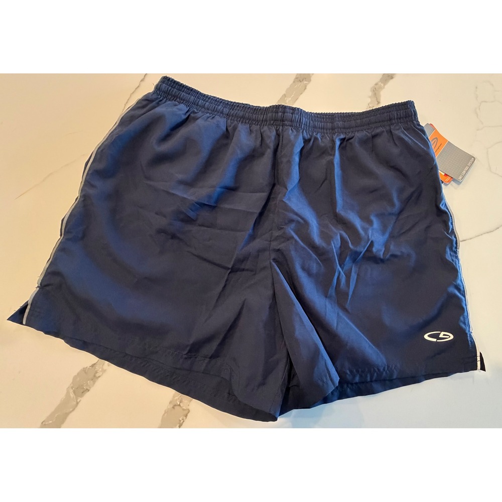 C9 by Champion Mens Running Shorts Navy Blue Athletic Gym Lined Large NWT